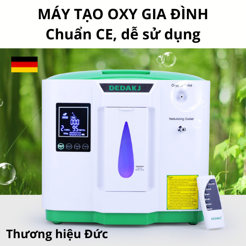 máy tạo oxy gia đình - thương hiệu đức dedakj de-2aw - chuẩn ce- gọn nhẹ 1