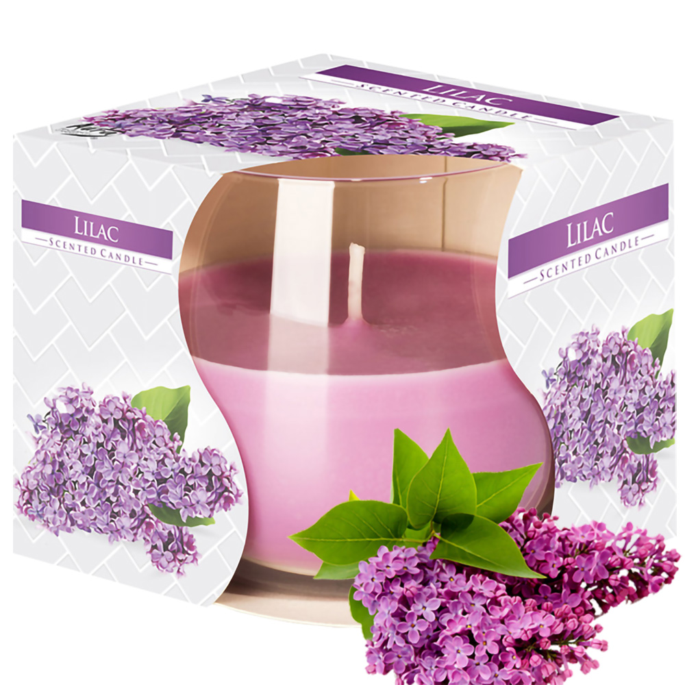 ly nến thơm tinh dầu bispol lilac 100g qt024457 - hoa tử đinh hương, nến trang trí, thơm phòng, thư giãn, khử mùi 1