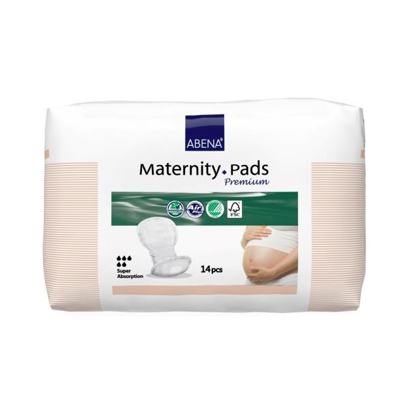 băng lót sản phụ diệt khuẩn abena maternity pad (gói 14 miếng) 1