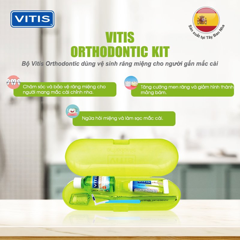 Bộ kit cho người mang khí cụ chỉnh nha Vitis Orthodontic 3