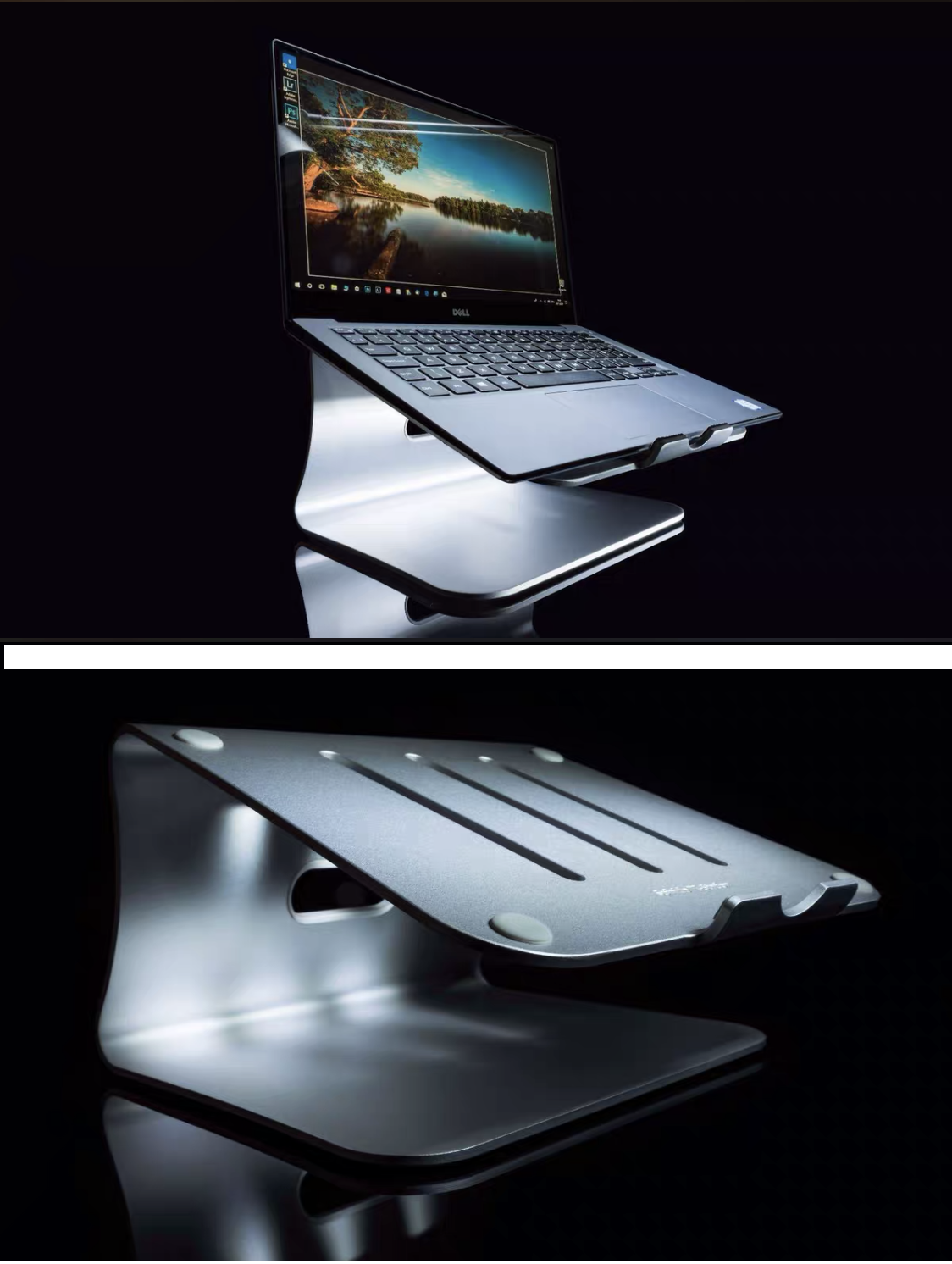 Đế nâng tản nhiệt hợp kim nhôm nguyên khối cho laptop Macbook Vu Studio - Hàng chính hãng 10