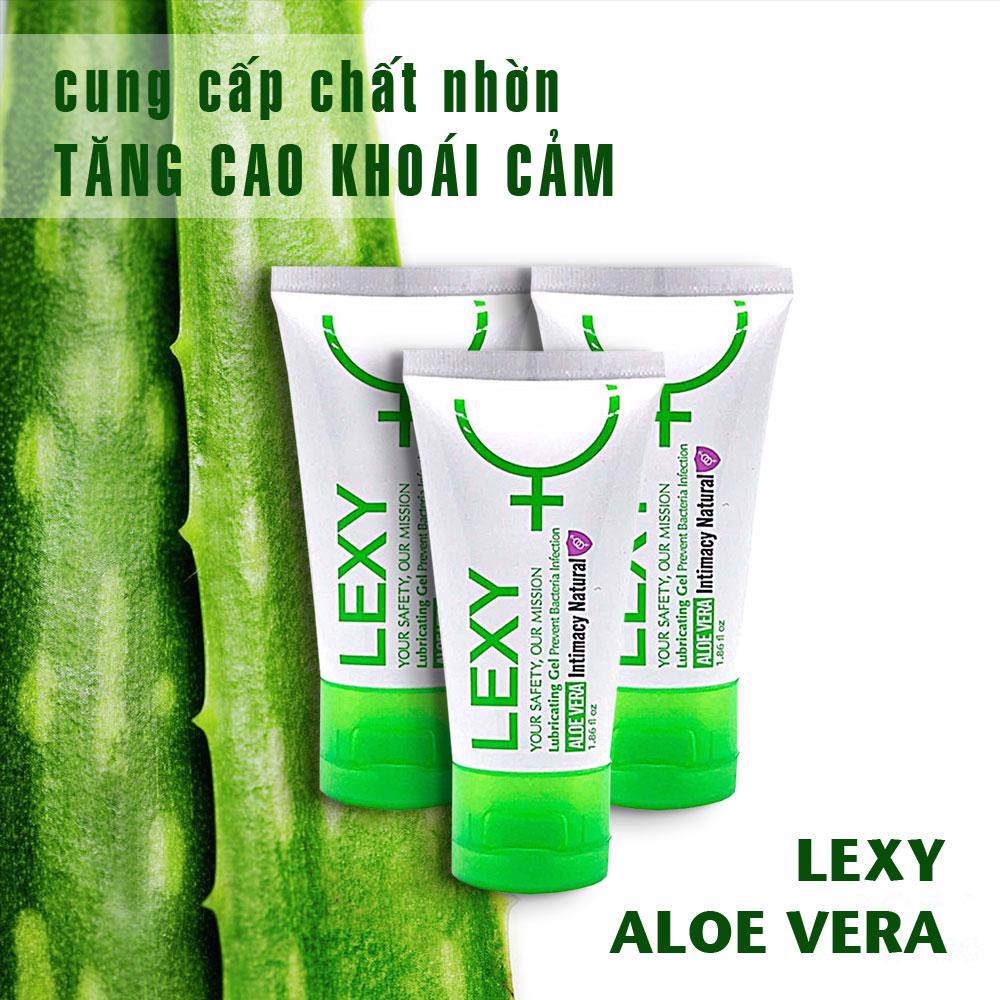 [110ml] Bộ 2 gel bôi trơn tinh chất lô hội - Lexy Aloe Chai 55ml 2
