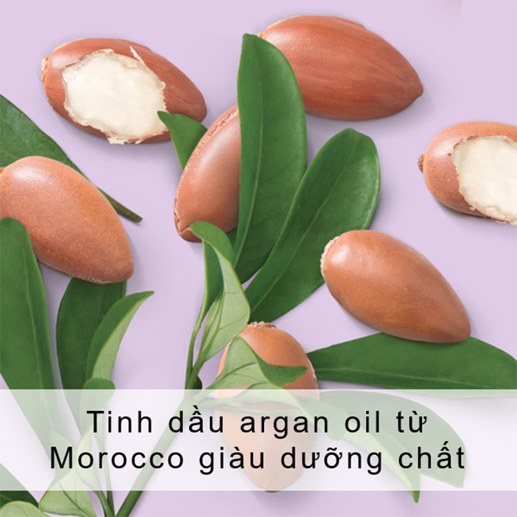 sữa dưỡng thể 400ml love beauty and planet dưỡng ẩm dịu nhẹ soothe & serene với 100% tinh dầu argan morocco 2