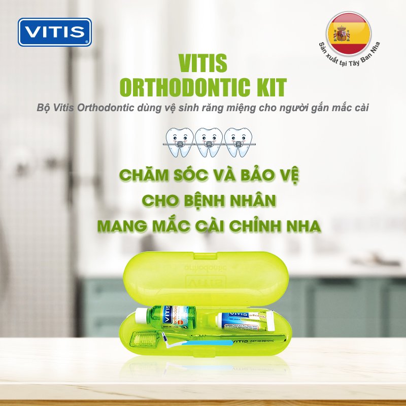 Bộ kit cho người mang khí cụ chỉnh nha Vitis Orthodontic 4