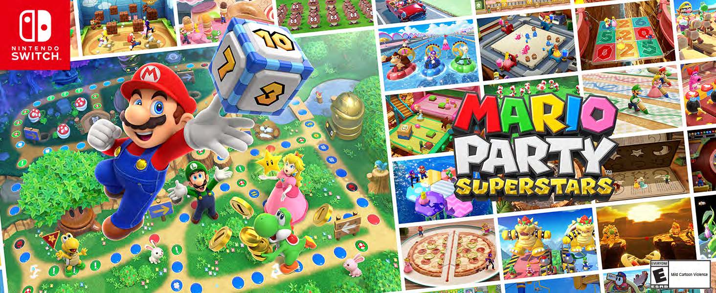 game nintendo switch - mario party superstars - hàng nhập khẩu 1