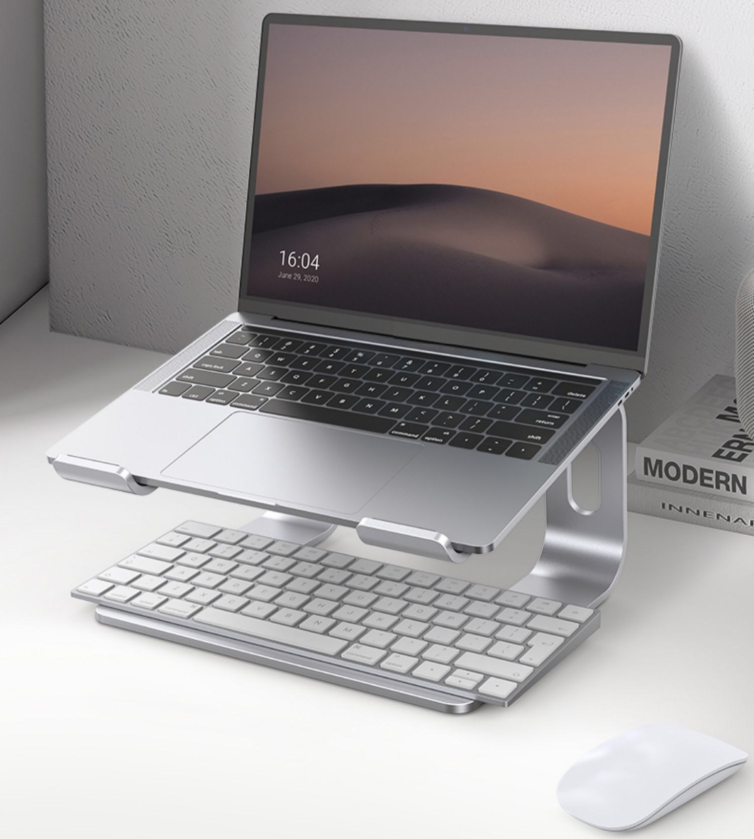 Giá đỡ nâng laptop stand hợp kim nhôm hỗ trợ tản nhiệt cho Macbook và laptop CR06 Vu Studio - Hàng chính hãng 5