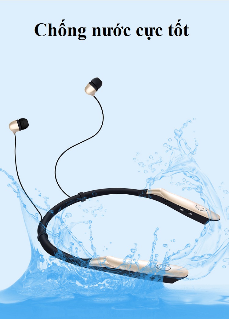 Tai nghe Bluetooth thể thao treo cổ HBS900S - Hàng Nhập Khẩu 7