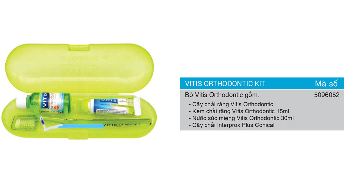 Bộ kit cho người mang khí cụ chỉnh nha Vitis Orthodontic 2